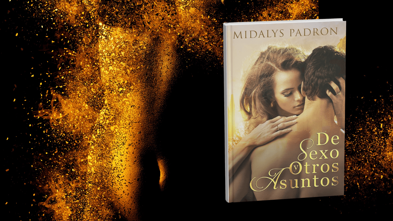 Banner de Midalys con mockup del libro De sexo y otros asuntos