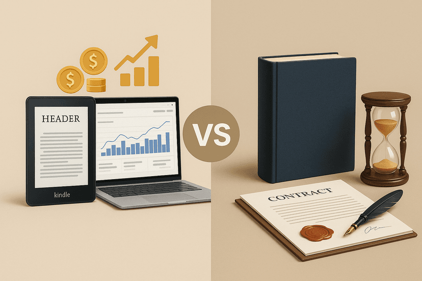 KDP vs Editorial Tradicional: ¿Qué es mejor para autores?